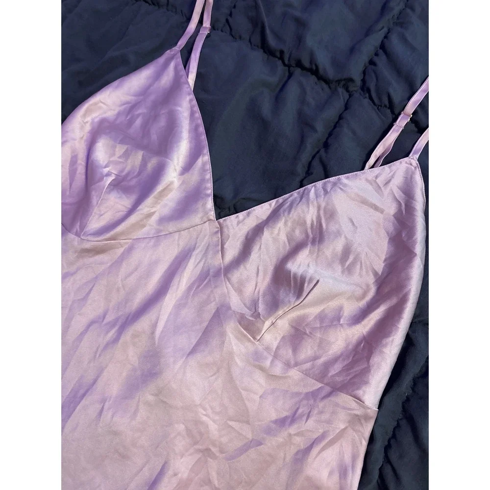 Victoria's Secret Women's Pink Satin Strappy Camisole Lingerie Top Size XXL